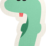 Mini Number Seven Sticker