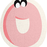 Mini Number Zero Sticker