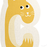 Mini Alphabet C Sticker