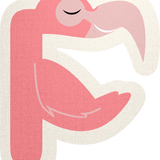 Alphabet F Sticker