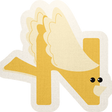 Alphabet N Sticker