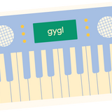 Piano Sticker