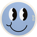 Smiley Blue Sticker