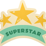 Super Star Sticker