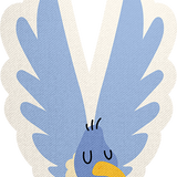 Mini Alphabet V Sticker